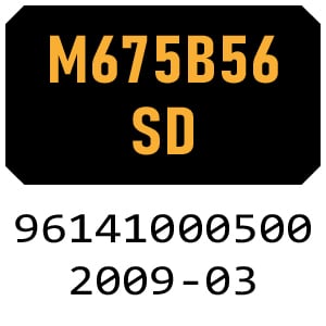 McCulloch M675B56 SD - 96141000500 - 2009-03 Rotary Mower Parts