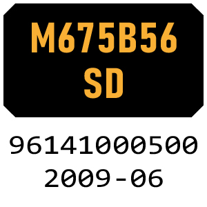 McCulloch M675B56 SD - 96141000500 - 2009-06 Rotary Mower Parts