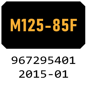 McCulloch M125-85F - 967295401 - 2015-01 Ride On Mower Parts
