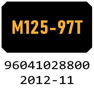 McCulloch M125-97T - 96041028800 - 2012-11 Ride On Mower Parts