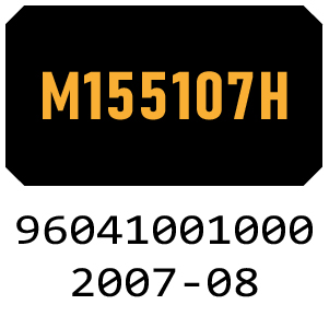 McCulloch M155107H - 96041001000 - 2007-08 Ride On Mower Parts