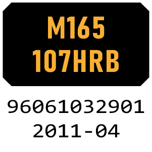 McCulloch M165107HRB - 96061032901 - 2011-04 Ride On Mower Parts