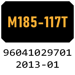 McCulloch M185-117T - 96041029701 - 2013-01 Ride On Mower Parts