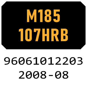 McCulloch M185107HRB - 96061012203 - 2008-08 Ride On Mower Parts