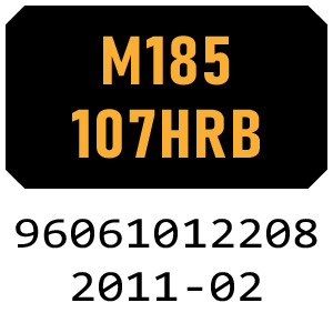 McCulloch M185107HRB - 96061012208 - 2011-02 Ride On Mower Parts