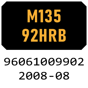 McCulloch M13592HRB - 96061009902 - 2008-08 Ride On Mower Parts