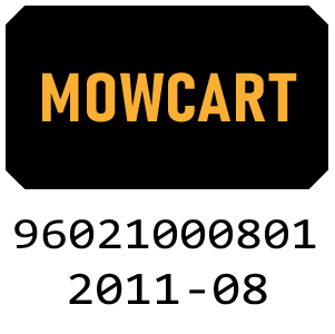 McCulloch MOWCART - 96021000801 - 2011-08 Ride On Mower Parts