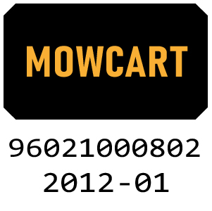 McCulloch MOWCART - 96021000802 - 2012-01 Ride On Mower Parts