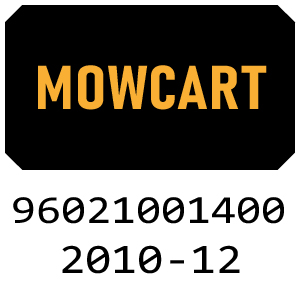 McCulloch MOWCART - 96021001400 - 2010-12 Ride On Mower Parts