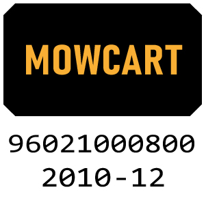 McCulloch MOWCART - 96021000800 - 2010-12 Ride On Mower Parts