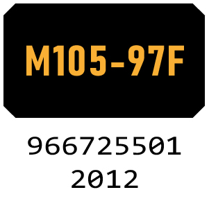 McCulloch M105-97F - 966725501 - 2012 Ride On Mower Parts