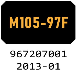 McCulloch M105-97F - 967207001 - 2013-01 Ride On Mower Parts