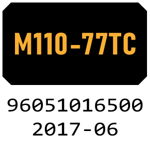 McCulloch M110-77TC - 96051016500 - 2017-06 Ride On Mower Parts
