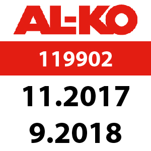 AL-KO Highline 46.8 P-A - 119902: 11.2017 - 9.2018