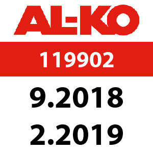 AL-KO Highline 46.8 P-A - 119902: 9.2018 - 2.2019