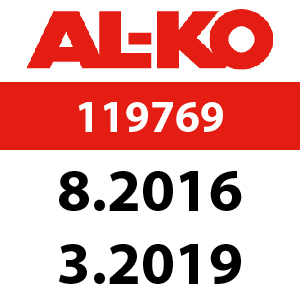 AL-KO Highline 527 SP - 119769: 8.2016 - 3.2019