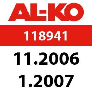 AL-KO Classic 47 - 118941: 11.2006 - 1.2007