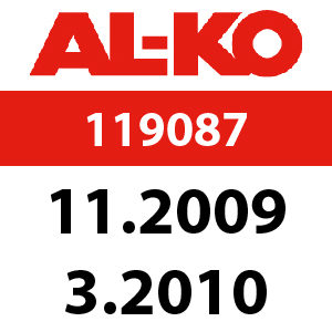 AL-KO Easy-Mow 4610 H - 119087: 11.2009 - 3.2010