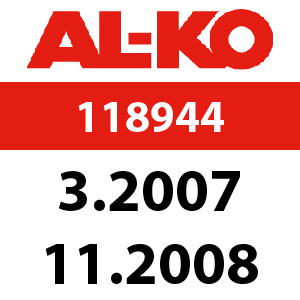 AL-KO Easy-Mow 5200 HW - 118944: 3.2007 - 11.2008