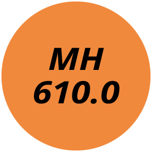 MH610.0 Cultivator Parts