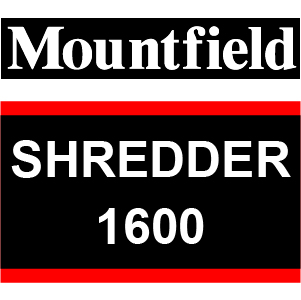 SHREDDER 1600 - Shredder Parts