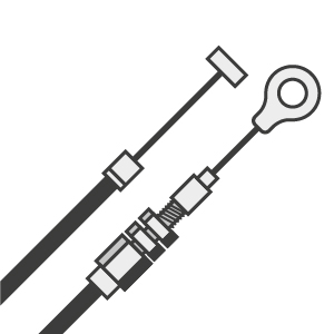 Mountfield Rotary Mower Speed Change Cables