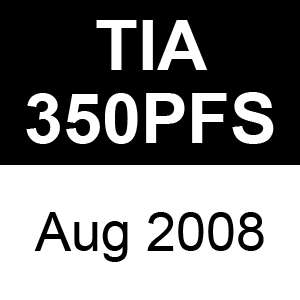 Tanaka TIA-350PFS - Aug 2008 Parts