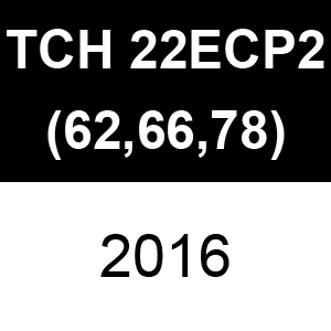 Tanaka TCH 22ECP2(62 - 66 - 78) - 2016 Parts