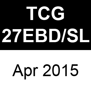 Tanaka TCG 27EBD - SL - Apr 2015 Parts