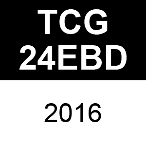 Tanaka TCG 24EBD - 2016 Parts