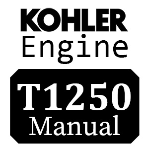 Westwood T1250 Manual Tractor Belts (1992) - Code 7510 - Kohler Engine