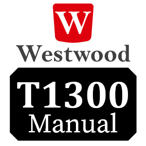 Westwood T1300 Manual Tractor Belts (1994/ 1995)