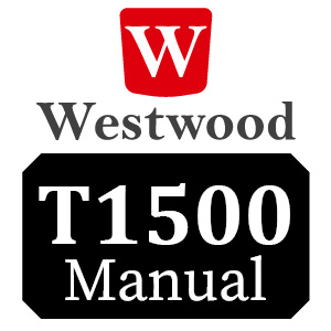 Westwood T1500 Manual Tractor Belts (1994/ 1995)