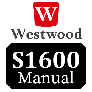 Westwood S1600 Manual Tractor Belts (1997 - 2000)