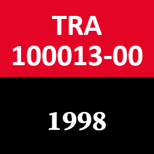 Westwood S1300 Deluxe Tractor Belts (1998) - Code TRA100013-00