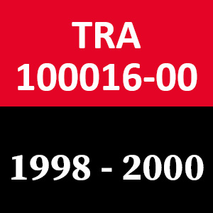 Westwood S1600 Hydro Tractor Belts (1998 - 2000) - Code TRA100016-00