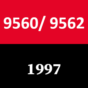 Westwood T1600 Hydro Tractor Belts (1997) - Code 9560/ 9562