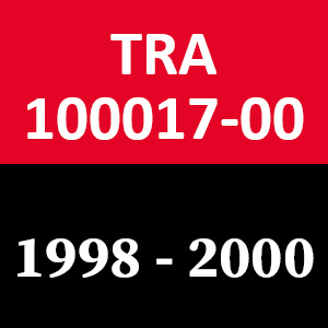 Westwood T1600 Manual Tractor Belts (1998 - 2000) - Code TRA100017-00