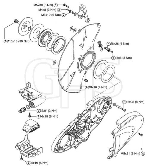 Genuine Stihl TS440 / V - Tightening torques