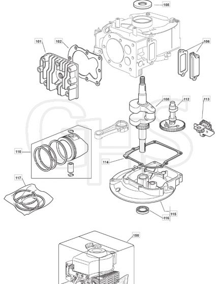 SV40 - 2009-2010 - 118550370/0_080002 - Mountfield Engine Diagram