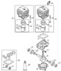 Genuine Stihl SH86 D / B - SH 86: Crankcase, Cylinder