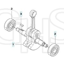 Husqvarna 236r - Crankshaft