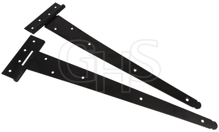 450mm (18") Medium Tee Hinges - Black - ONLY 1 LEFT