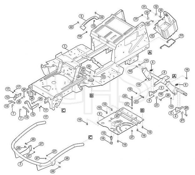 Genuine Stihl RT5097.0 C / A - Frame