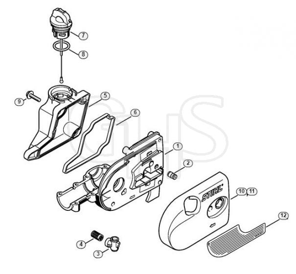 Genuine Stihl HT73 / N - Conversion kit Gear housing (22.2011)