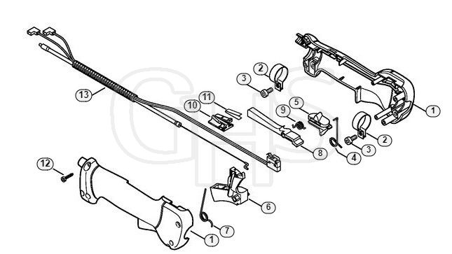 Genuine Stihl HT75 / P - Handle