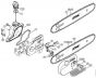 Genuine Stihl HT75 / AB - Oil tank, Chain sprocket cover HT 70 (38.2016)