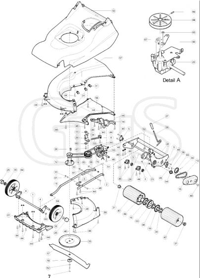 Hayter Harrier 48 AD - 490E (490E270000001 - 490E270999999) - Lower Mainframe