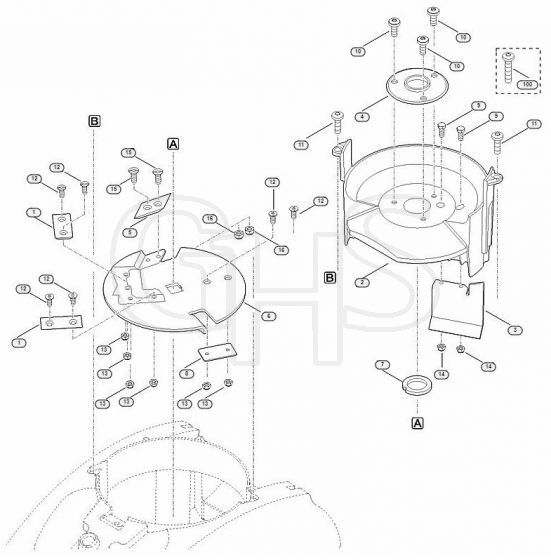 Genuine Stihl GH460.0 / F - Blade Set (Chipping)