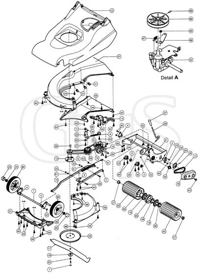 Hayter Harrier 48 AD - 490D (490D260000001 - 490D260999999) - Lower Mainframe